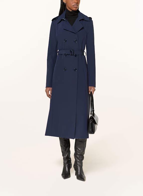 PATRIZIA PEPE Trench coat DARK BLUE
