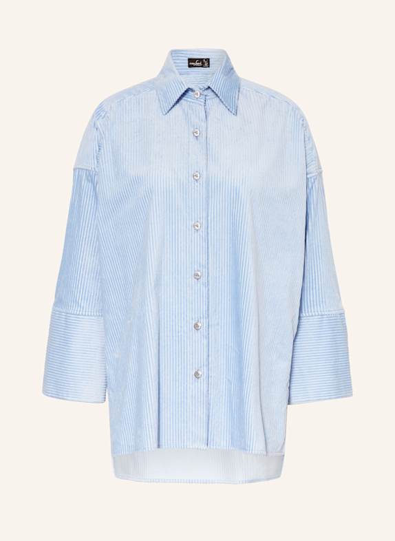 van Laack Hemdbluse VL-DOREA-SVKN aus Cord HELLBLAU
