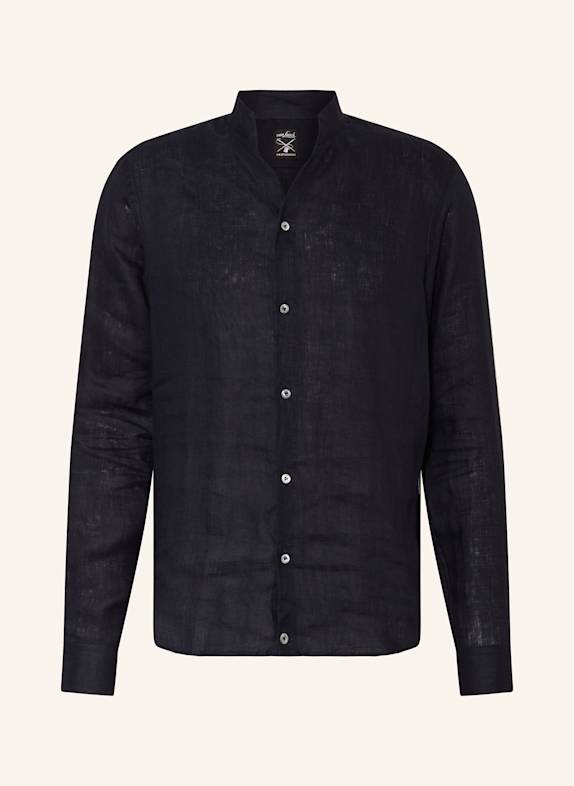 van Laack Leinenhemd VL-RUDO-K Slim Fit DUNKELBLAU