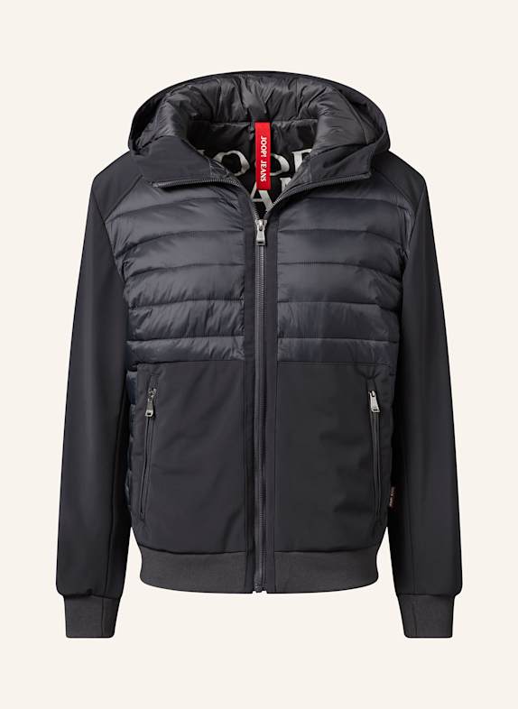 JOOP! JEANS Steppjacke im Materialmix DUNKELBLAU