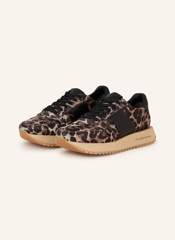 KENNEL & SCHMENGER Sneakersy FLASH CZARNY/ KREMOWY