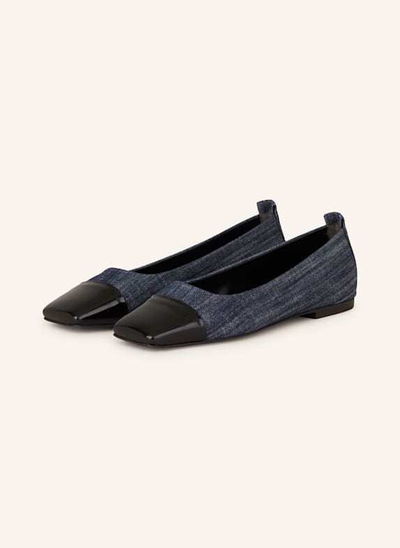 KENNEL & SCHMENGER Ballerinas LEILA DUNKELBLAU/ SCHWARZ