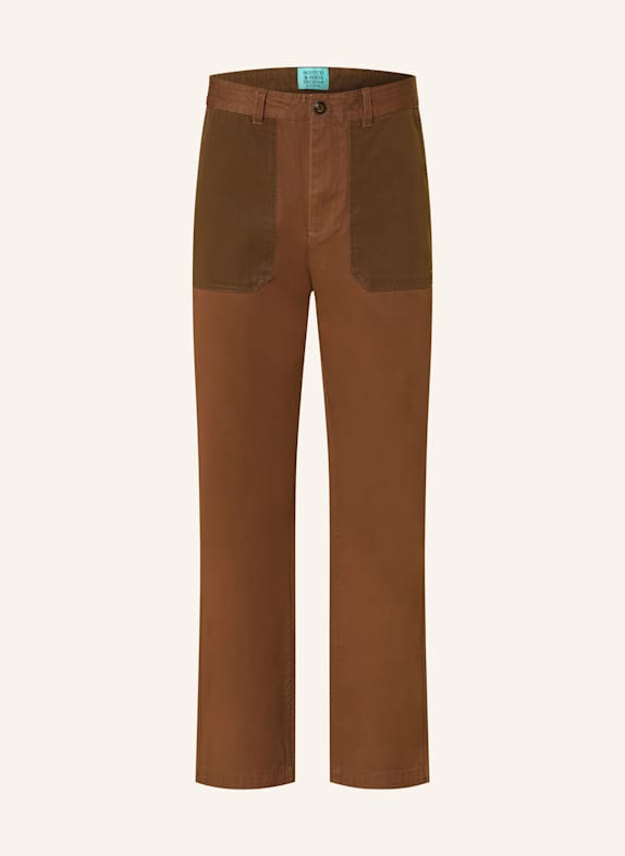 SCOTCH & SODA Chino Regular Straight Fit BRAUN