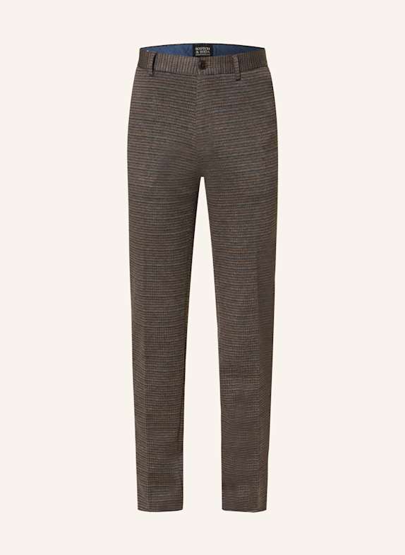 SCOTCH & SODA Chino MOTT Slim Fit BRAUN/ DUNKELBLAU/ HELLBRAUN