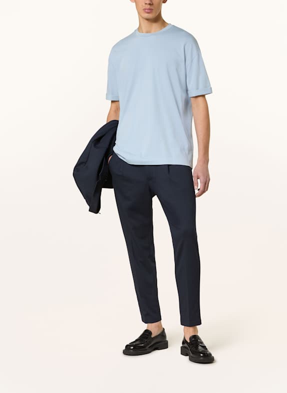 DRYKORN T-shirt THILO LYSEBLÅ