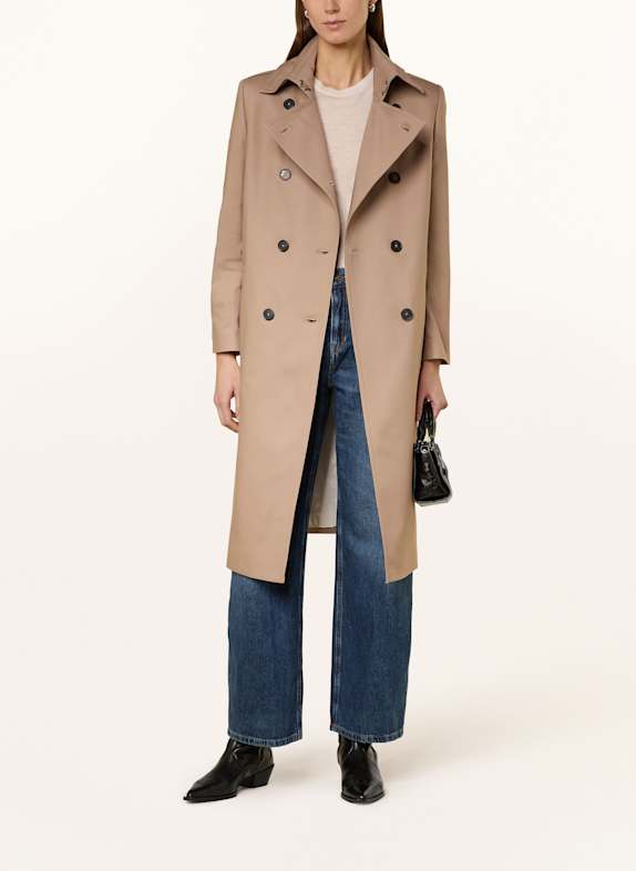 DRYKORN PIETHILL trench coat BROWN