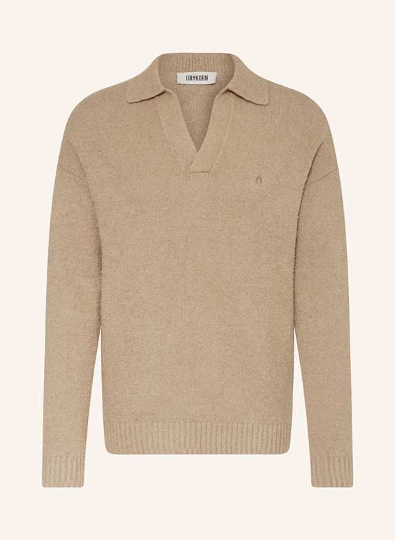 DRYKORN Pullover RUSTINO HELLBRAUN