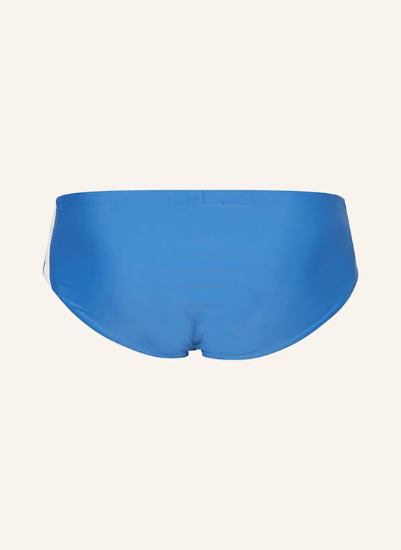 adidas Zwembroek 3-STREEP NEONBLAUW / WIT