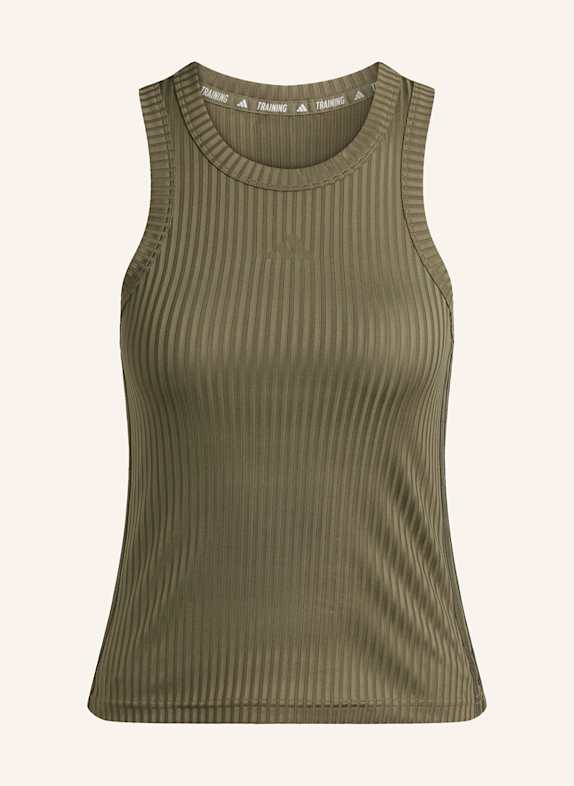 adidas Tank top ALL GYM KHAKI
