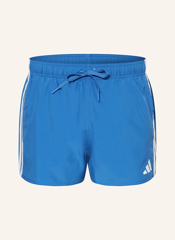adidas Badeshorts 3-STREIFEN BLD NEONBLAU/ WEISS