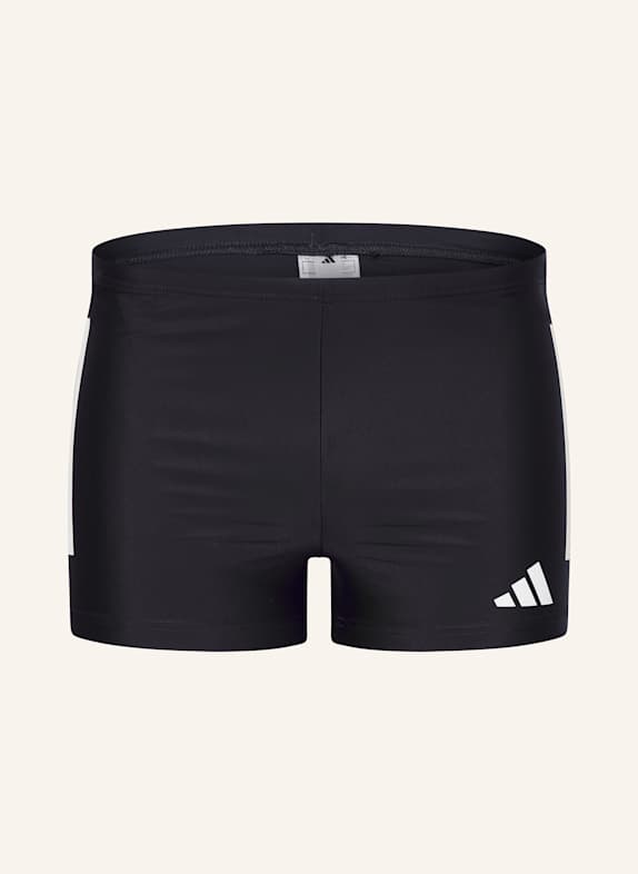 adidas Badehose 3-STREIFEN 3-INCH SCHWARZ/ WEISS