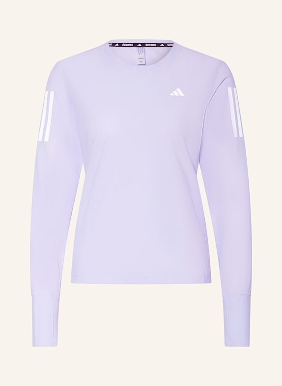 adidas Koszulka do biegania OWN THE RUN JASNOFIOLETOWY