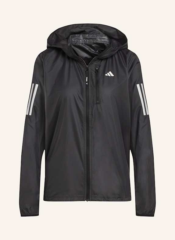 adidas Laufjacke OWN THE RUN SCHWARZ/ WEISS