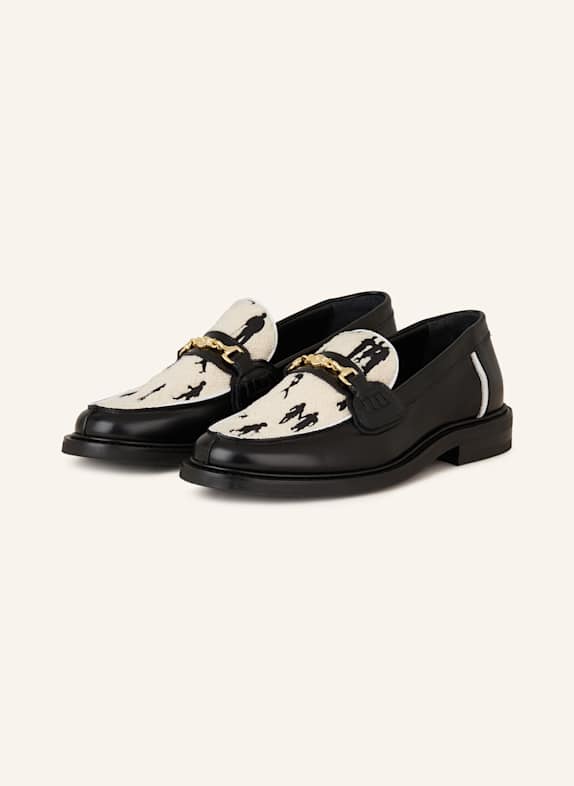 FILLING PIECES Loafer SCHWARZ/ CREME