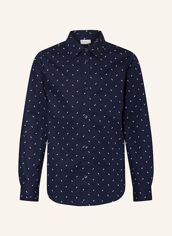 s.Oliver RED Košile Slim Fit TMAVĚ MODRÁ/ REŽNÁ