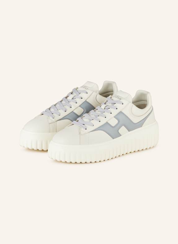 HOGAN Sneaker H-STRIPES WEISS/ BLAUGRAU