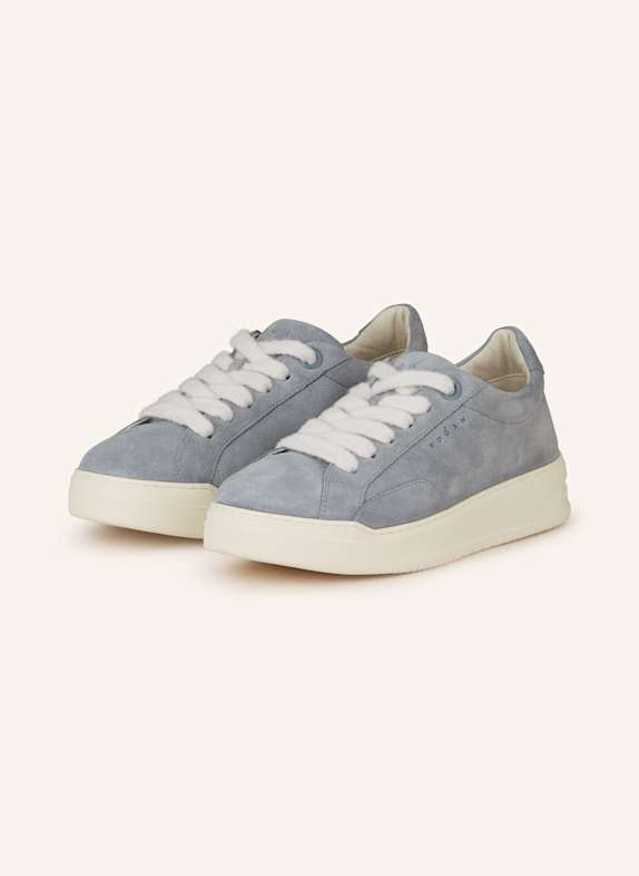 HOGAN Sneaker H667 ALLACCIATO BLAUGRAU