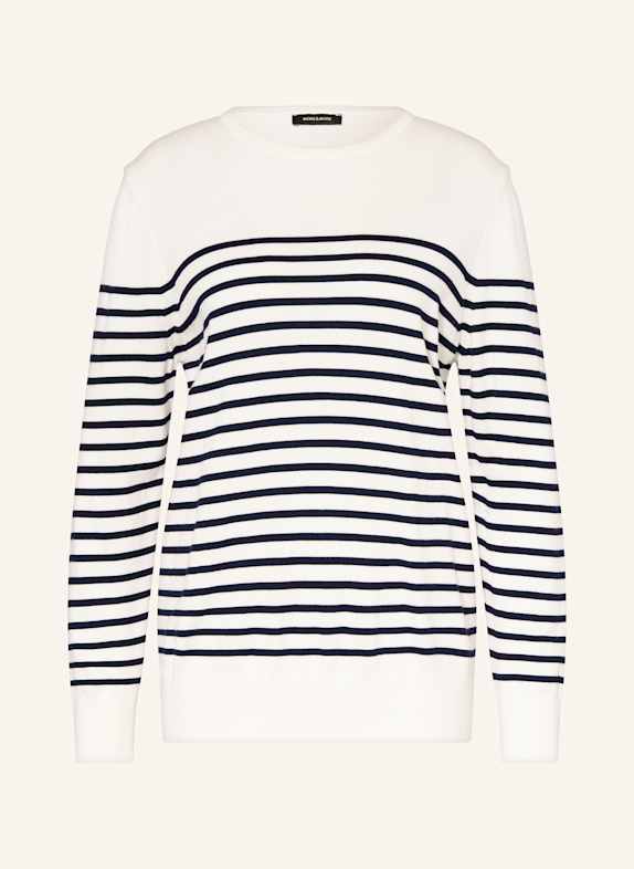 MORE & MORE Sweater WHITE/ BLUE