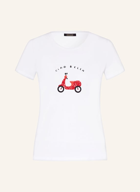MORE & MORE T-Shirt mit Pailletten WEISS