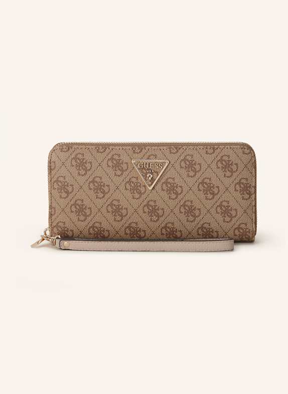 GUESS Geldbörse LAUREL HELLBRAUN/ BRAUN