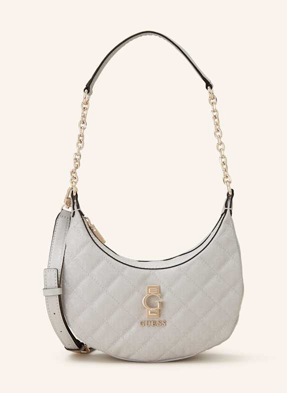 GUESS Schultertasche BESSEY HELLGRAU