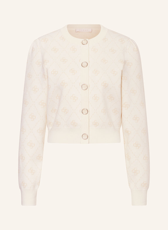 GUESS Cropped-Strickjacke SARAH CREME