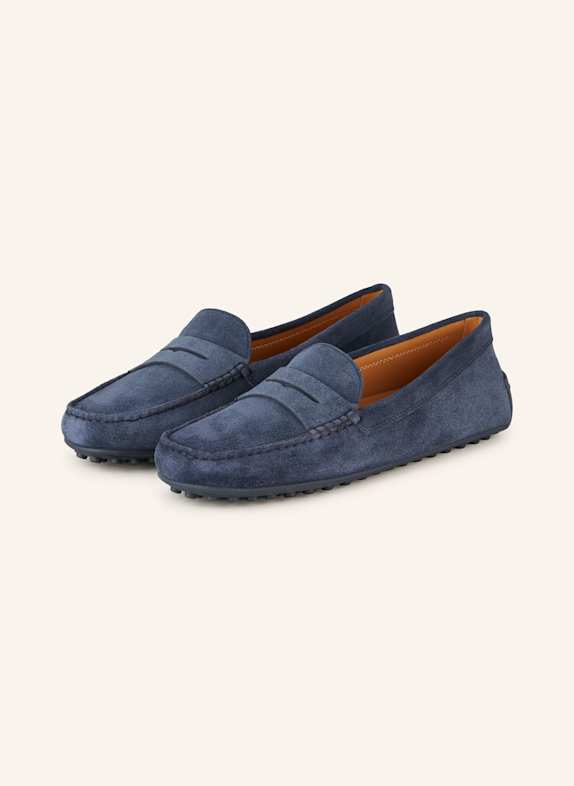 TOD'S Moccasins GOMMA DARK BLUE