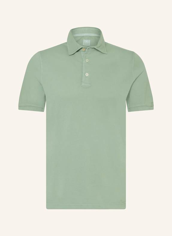 FEDELI Piqué-Poloshirt HELLGRÜN