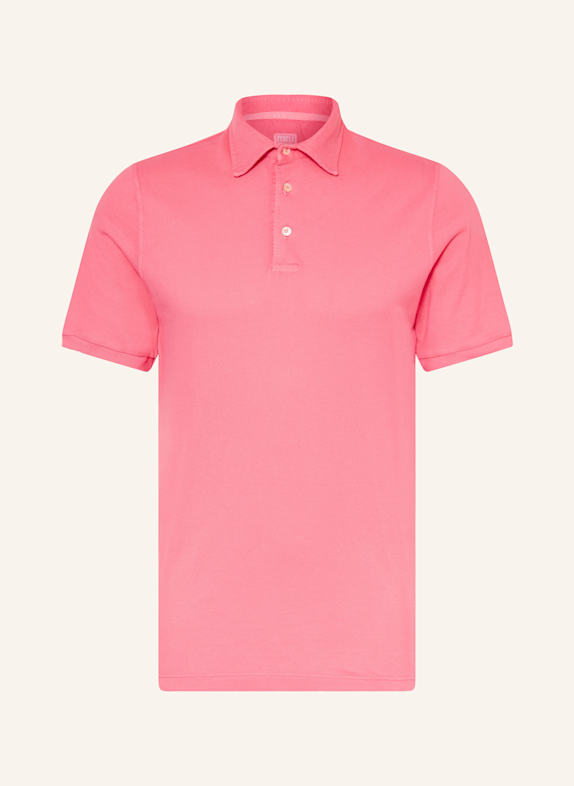 FEDELI Piqué-Poloshirt HELLROT