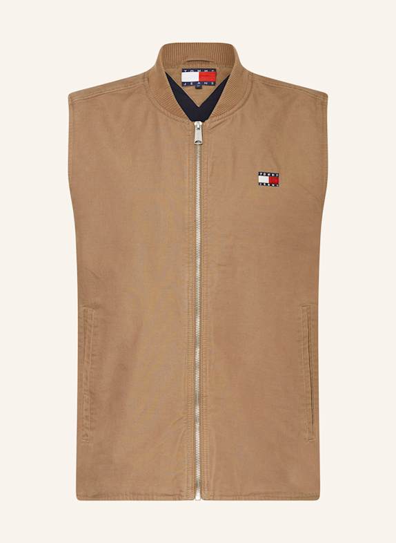 TOMMY JEANS Weste CAMEL