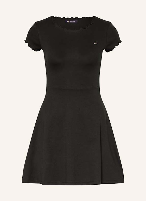 TOMMY JEANS Jerseykleid SCHWARZ