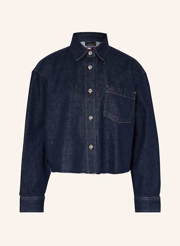 TOMMY JEANS Jeansbluse DUNKELBLAU