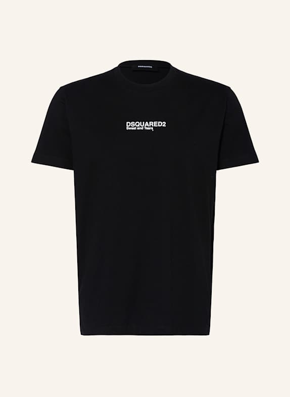 DSQUARED2 T-Shirt COOL FIT SCHWARZ/ WEISS