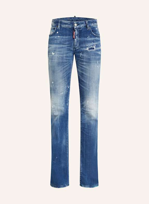 DSQUARED2 Flared Jeans FILO 470 NAVY BLUE