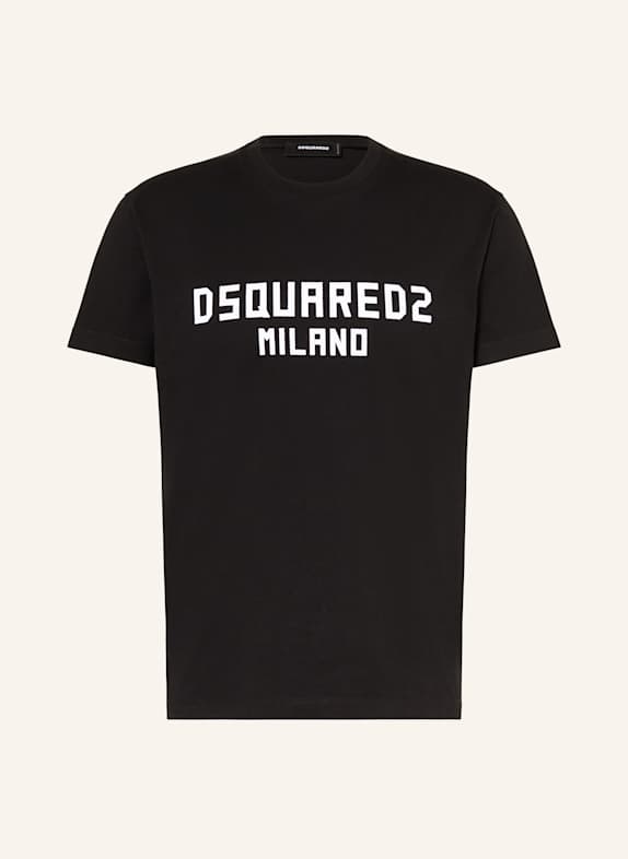 DSQUARED2 T-Shirt COOL FIT SCHWARZ/ WEISS