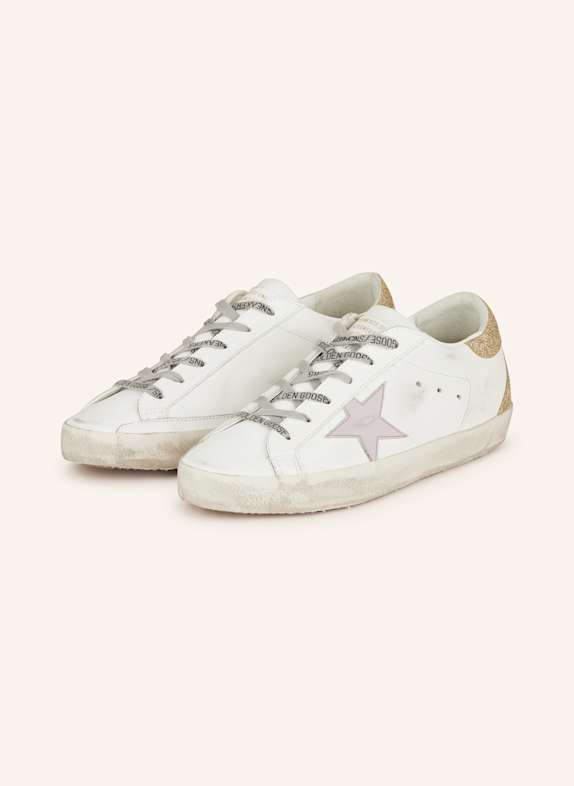 GOLDEN GOOSE Sneakers SUPER STAR WHITE/ GOLD