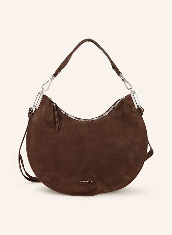 COCCINELLE Hobo-Bag DUNKELBRAUN