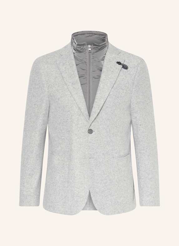 BALDESSARINI Sakko Slim Fit mit herausnehmbarer Blende HELLGRAU