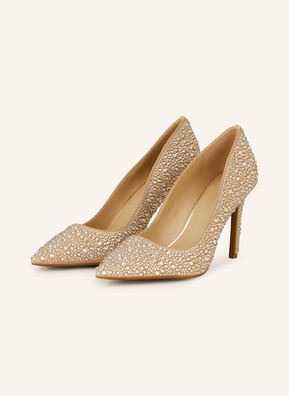 MICHAEL KORS Pumps ALINA FLEX mit Schmucksteinen 740 PALE GOLD