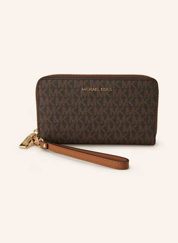 MICHAEL KORS Geldbörse JET SET 200 BROWN
