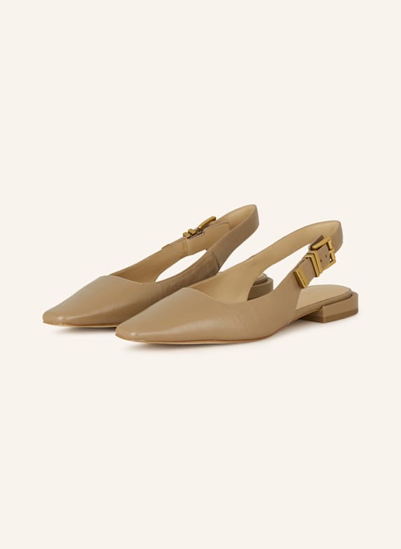 MICHAEL KORS Slingback ballerinas DARRINGTON 297 HUSK