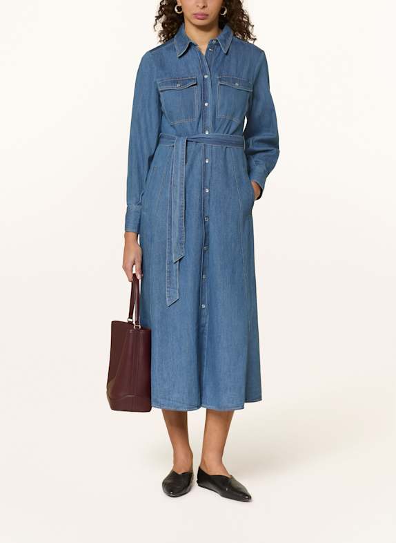 Part Two Hemdblusenkleid aus Denim BLAU