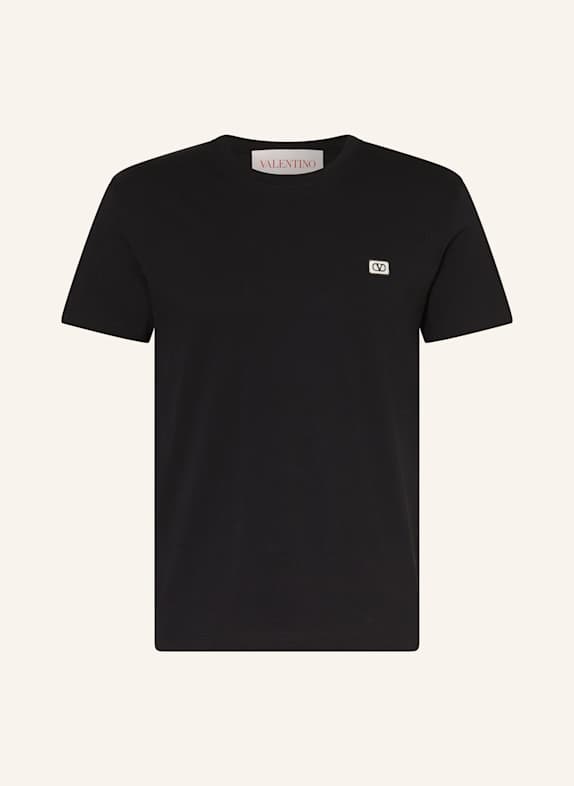 VALENTINO T-Shirt VLOGO SIGNATURE SCHWARZ
