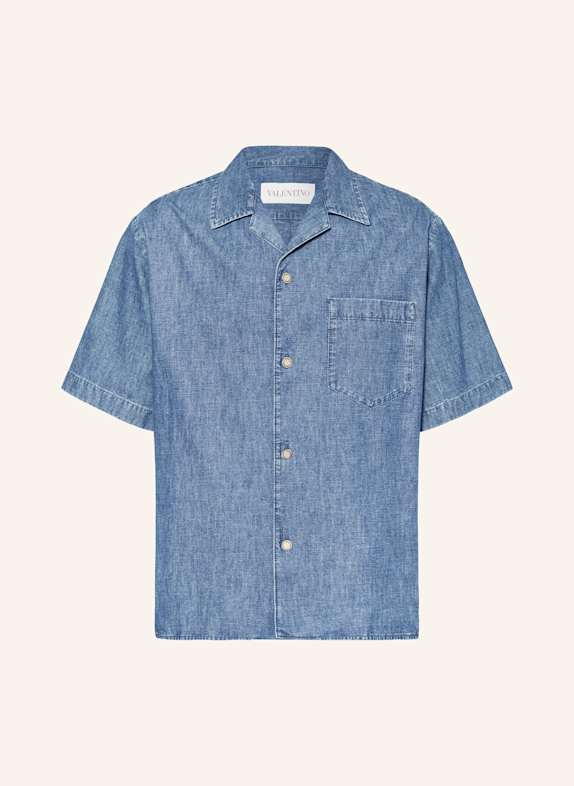 VALENTINO Jeanshemd Comfort Fit BLAU