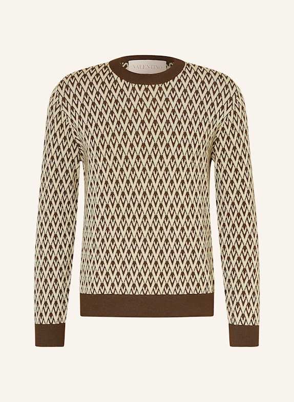 VALENTINO Pullover HELLBRAUN/ BRAUN