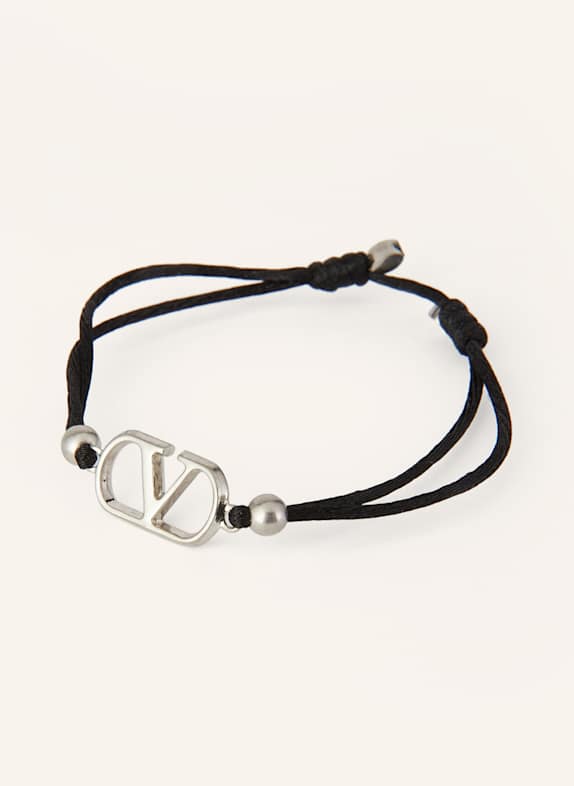 VALENTINO GARAVANI Armband VLOGO SIGNATURE SCHWARZ/ SILBER