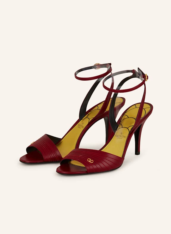 VALENTINO GARAVANI Sandaletten DUNKELROT