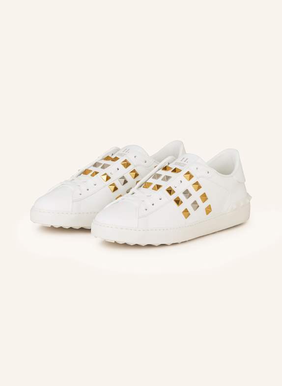 VALENTINO GARAVANI Sneakers ROCKSTUD with rivets WHITE