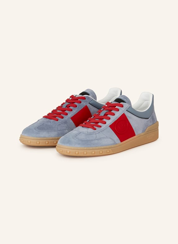 VALENTINO GARAVANI Sneakers UPVILLAGE BLUE GRAY/ RED