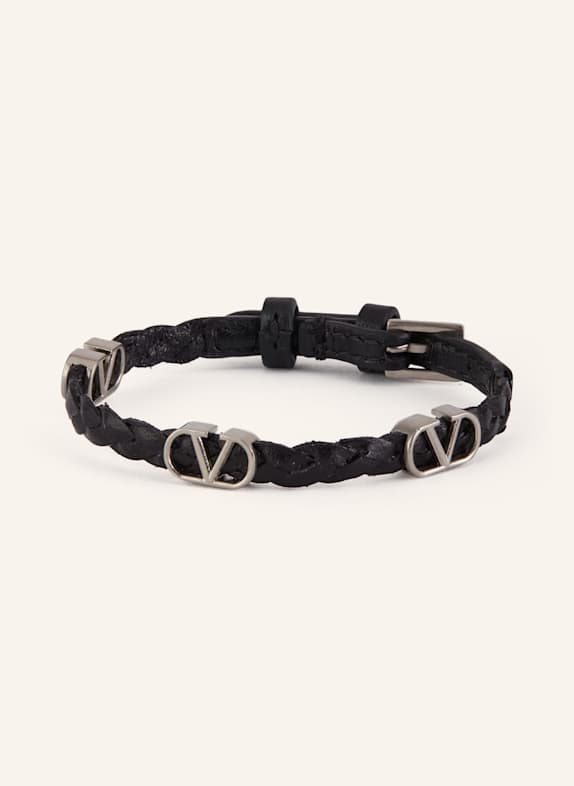VALENTINO GARAVANI Armband VLOGO SIGNATURE SCHWARZ/ SILBER